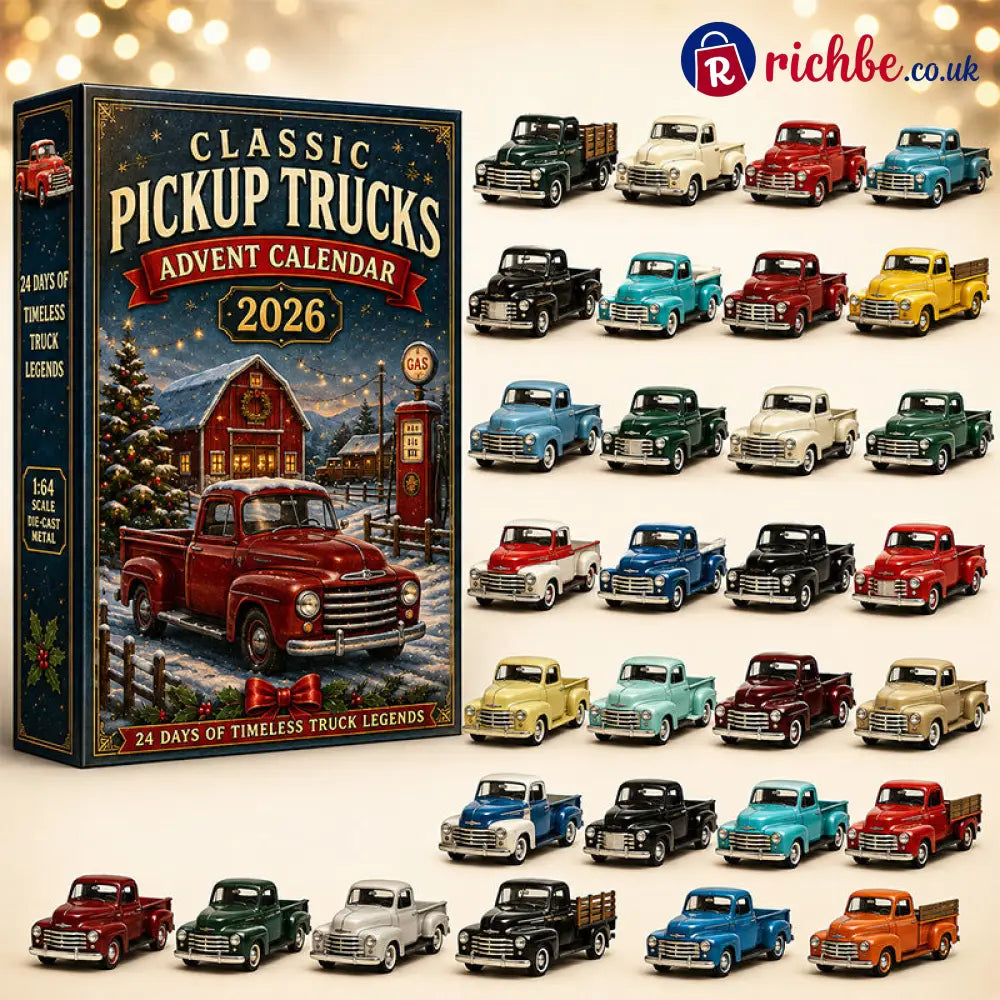 🚜🚗🎄 2026 Vehicle Advent Calendar Collection – 24 Days of Classic Machines Trucks & Military Legends 🎁✨ - 🛻 Pickup