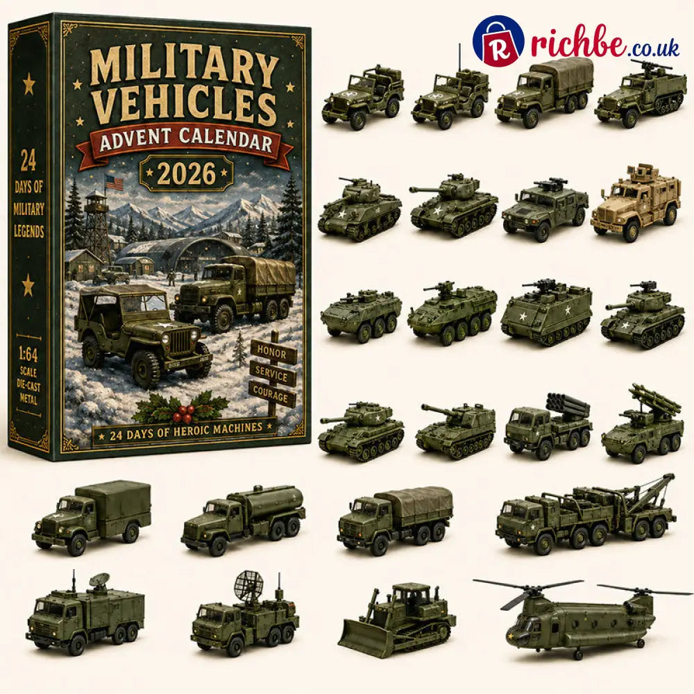 🚜🚗🎄 2026 Vehicle Advent Calendar Collection – 24 Days of Classic Machines Trucks & Military Legends 🎁✨ - 🪖 Military