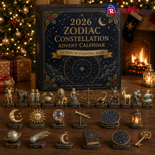✨ 2026 Zodiac Constellation Advent Calendar – 24 Days of Celestial Magic 24 Astrology Inspired Collectibles – Christmas