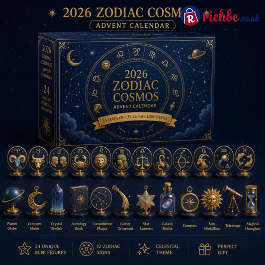 ⭐ 2026 Zodiac Cosmos Advent Calendar – 24 Days of Celestial Discovery Zodiac Mini Figures & Astrology Inspired