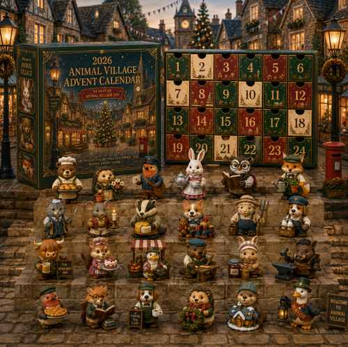 🏡 2026 Animal Village Collection Advent Calendar – 24 Days of Magical Animal Village Surprises 🎄