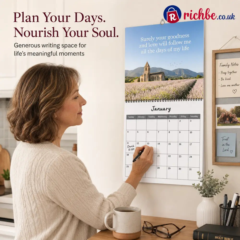 🌿 2027 Bible Verse Calendar, A Year Rooted in Faith ✝️ - default