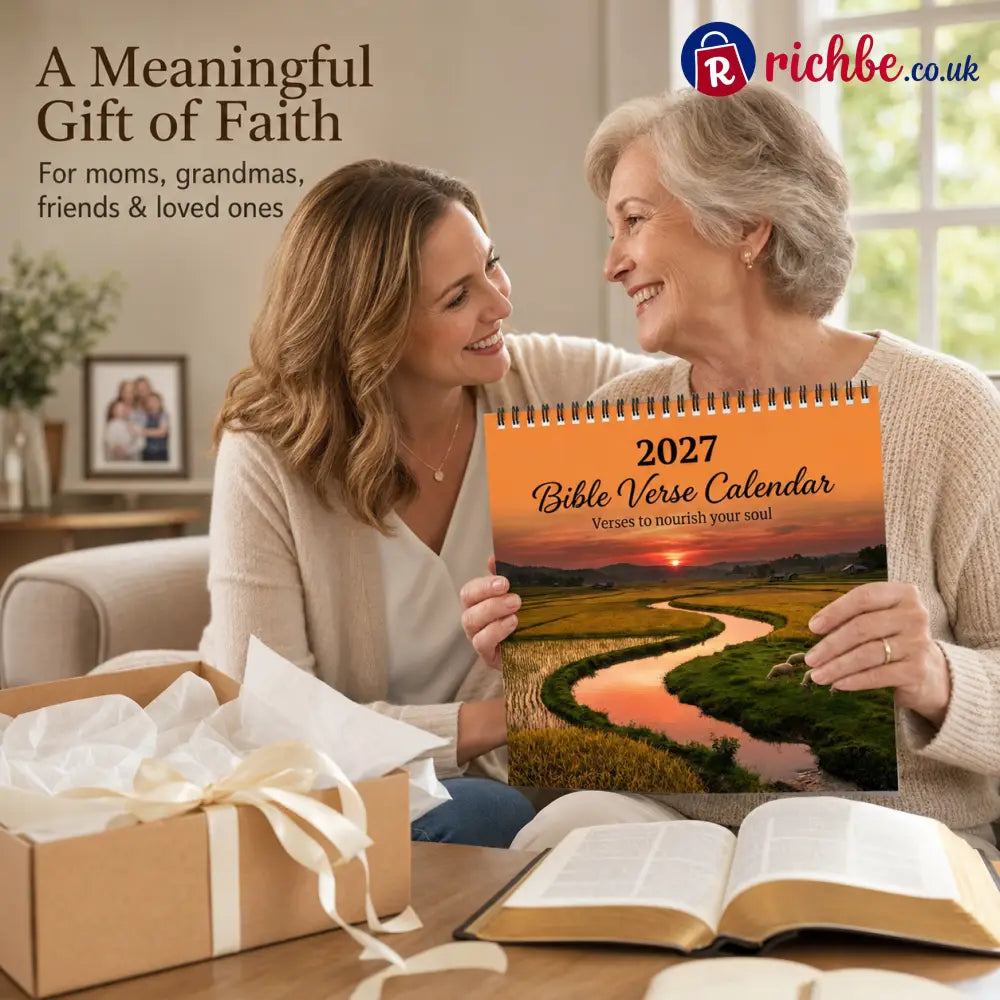 🌿 2027 Bible Verse Calendar, A Year Rooted in Faith ✝️ - default