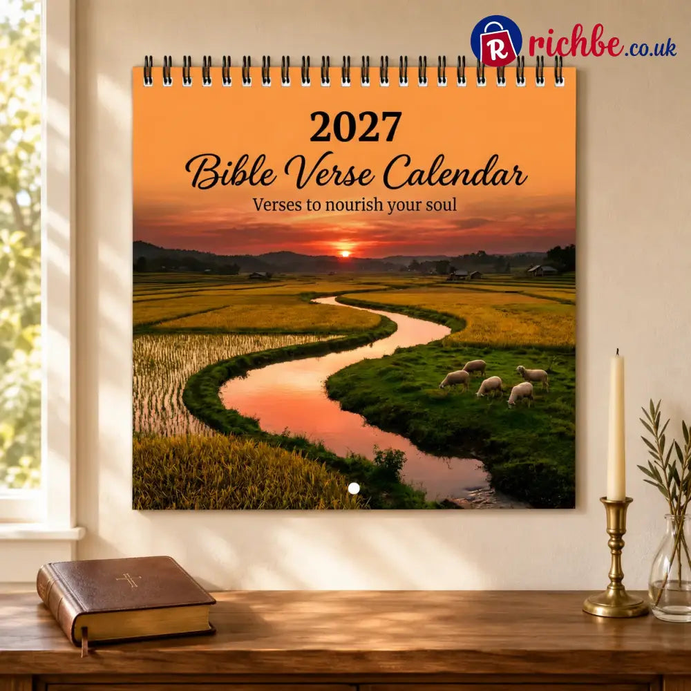 🌿 2027 Bible Verse Calendar, A Year Rooted in Faith ✝️ - default