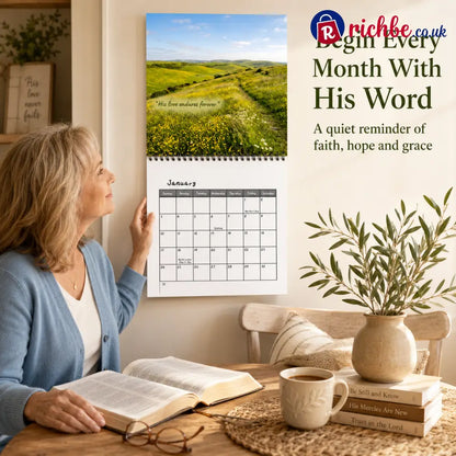 🌿 2027 Bible Verse Calendar, A Year Rooted in Faith ✝️ - default