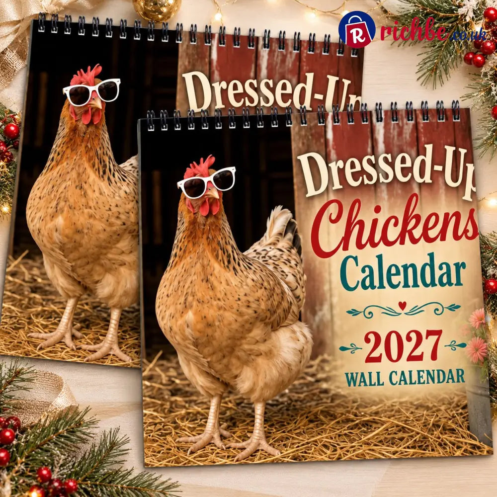 🐔 2027 Farm Chicken Calendar – 12 Months of Farmyard Charm & Feathered Fun - 2027 CALENDAR