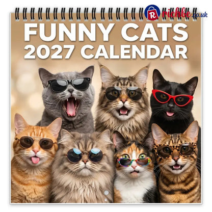 🐱2027 Funny Cats Wall Calendar – Sassy Cats & Hilarious Quotes - Bestseller