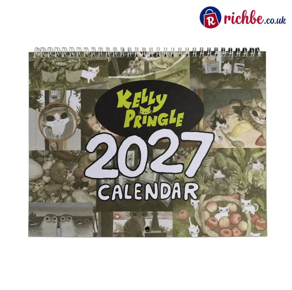 📆2027 Kelly Pringle Calendar【Calendar and sticker sheet】