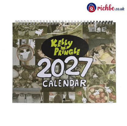 📆2027 Kelly Pringle Calendar【Calendar and sticker sheet】