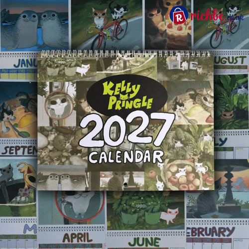 📆2027 Kelly Pringle Calendar【Calendar and sticker sheet】