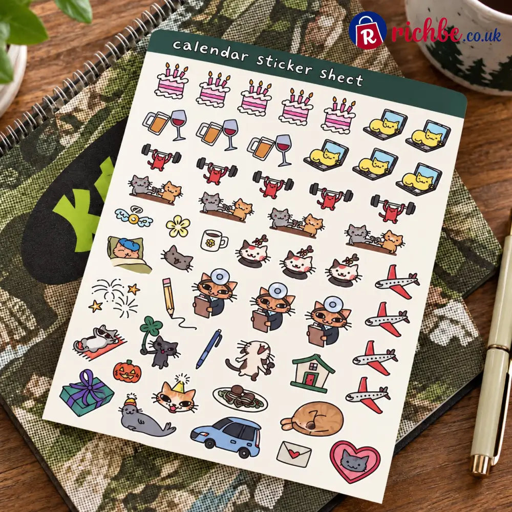 📆2027 Kelly Pringle Calendar【Calendar and sticker sheet】
