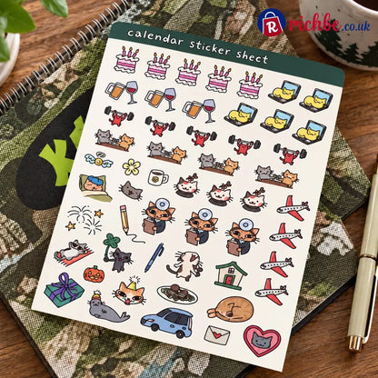 📆2027 Kelly Pringle Calendar【Calendar and sticker sheet】