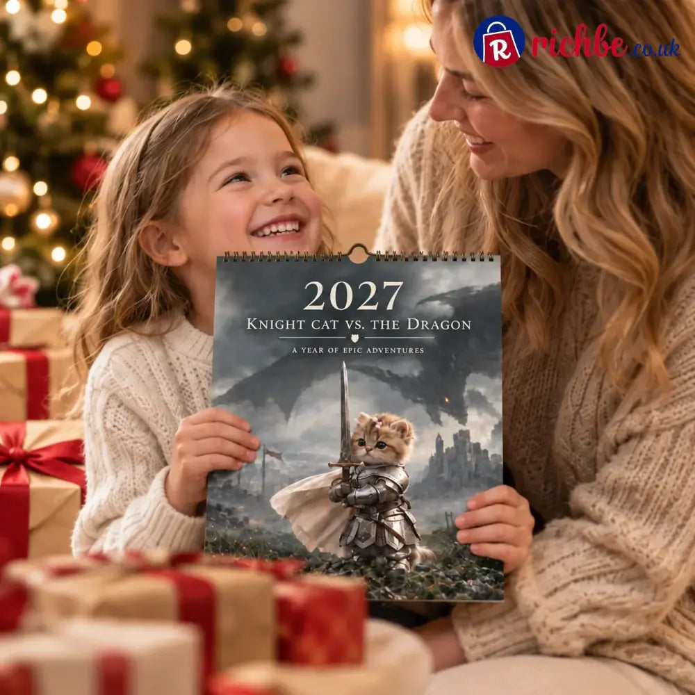 🐱2027 Knight Cat vs. The Dragon Calendar