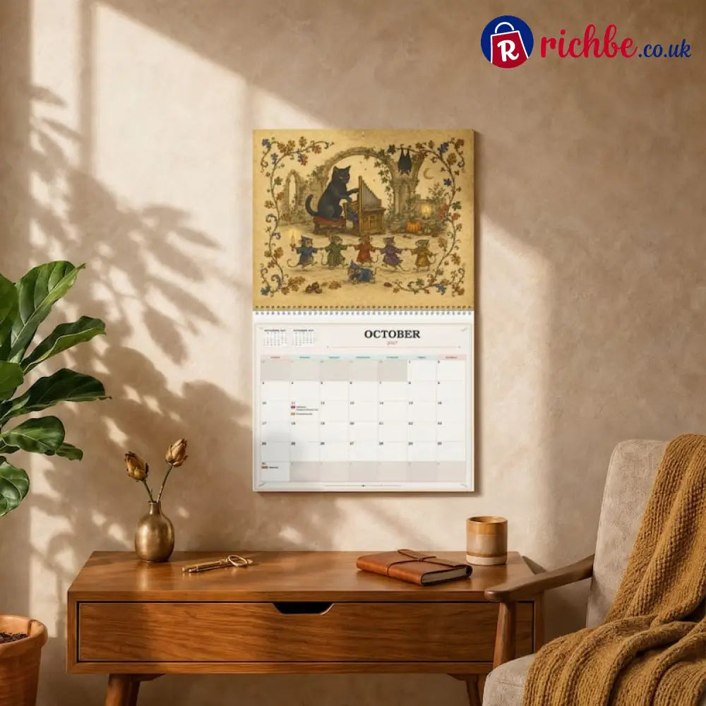 📜 2027 Medieval Animal Mischief in the Margins Wall Calendar