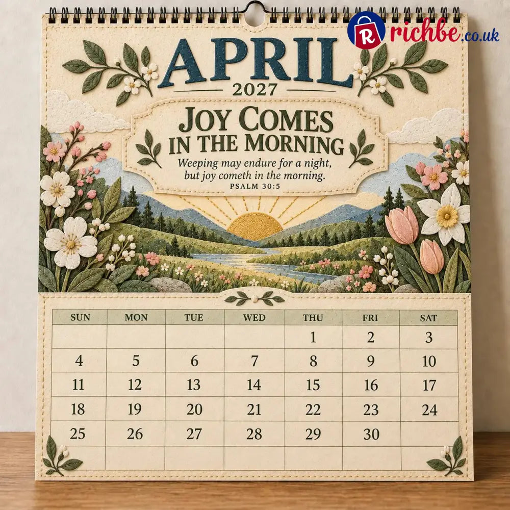 ✝️ 2027 Psalms Wall Calendar | Monthly Scripture & Christian Artwork - All Collections