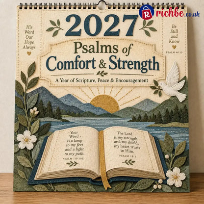 ✝️ 2027 Psalms Wall Calendar | Monthly Scripture & Christian Artwork - All Collections