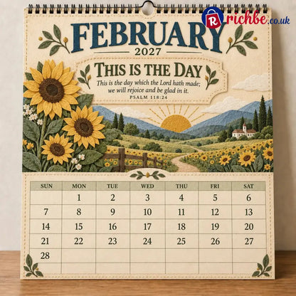 ✝️ 2027 Psalms Wall Calendar | Monthly Scripture & Christian Artwork - All Collections