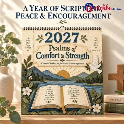 ✝️ 2027 Psalms Wall Calendar | Monthly Scripture & Christian Artwork - All Collections