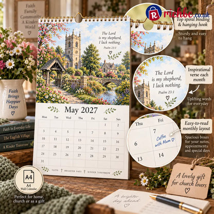 🌿 2027 Village Churches & Faith Calendar - 2027 Village Churches