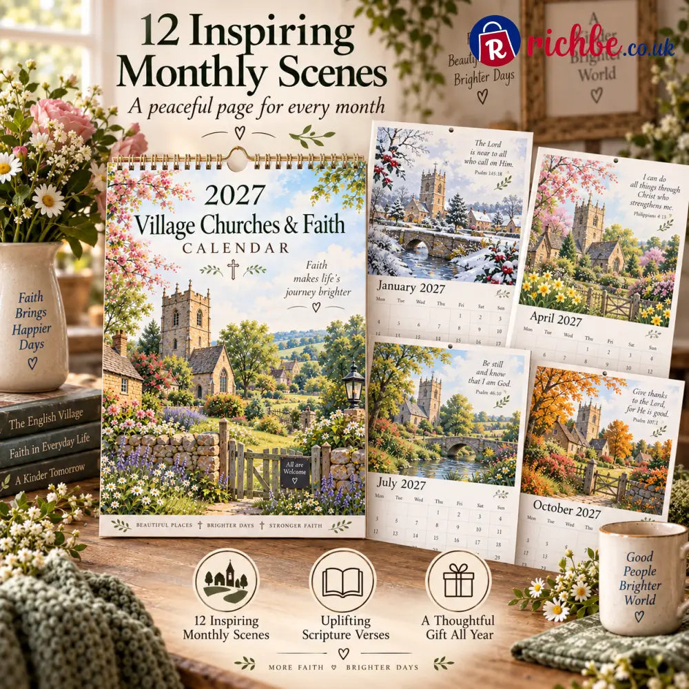 🌿 2027 Village Churches & Faith Calendar - 2027 Village Churches
