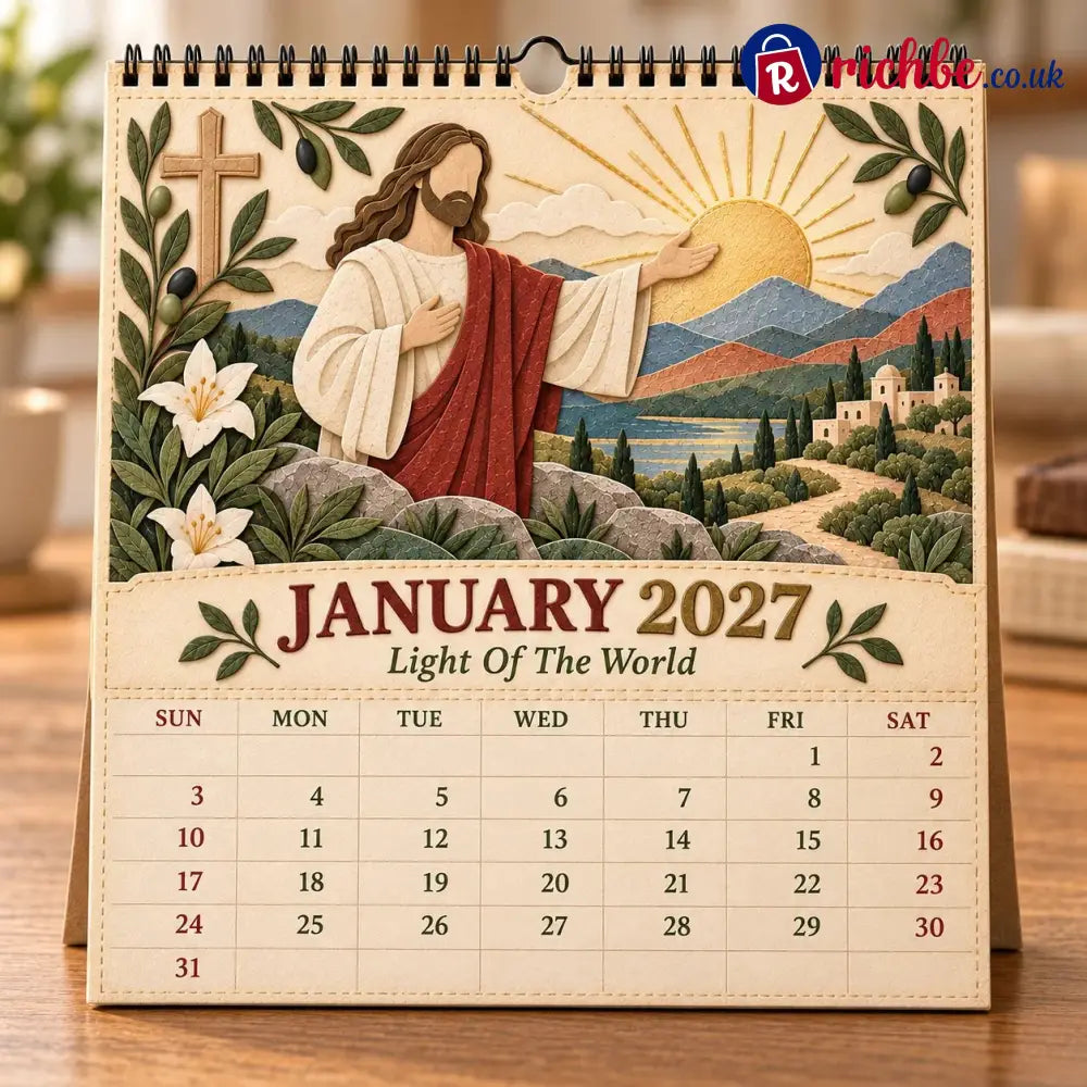 ✝️ 2027 Walking With Jesus Wall Calendar - All Collections