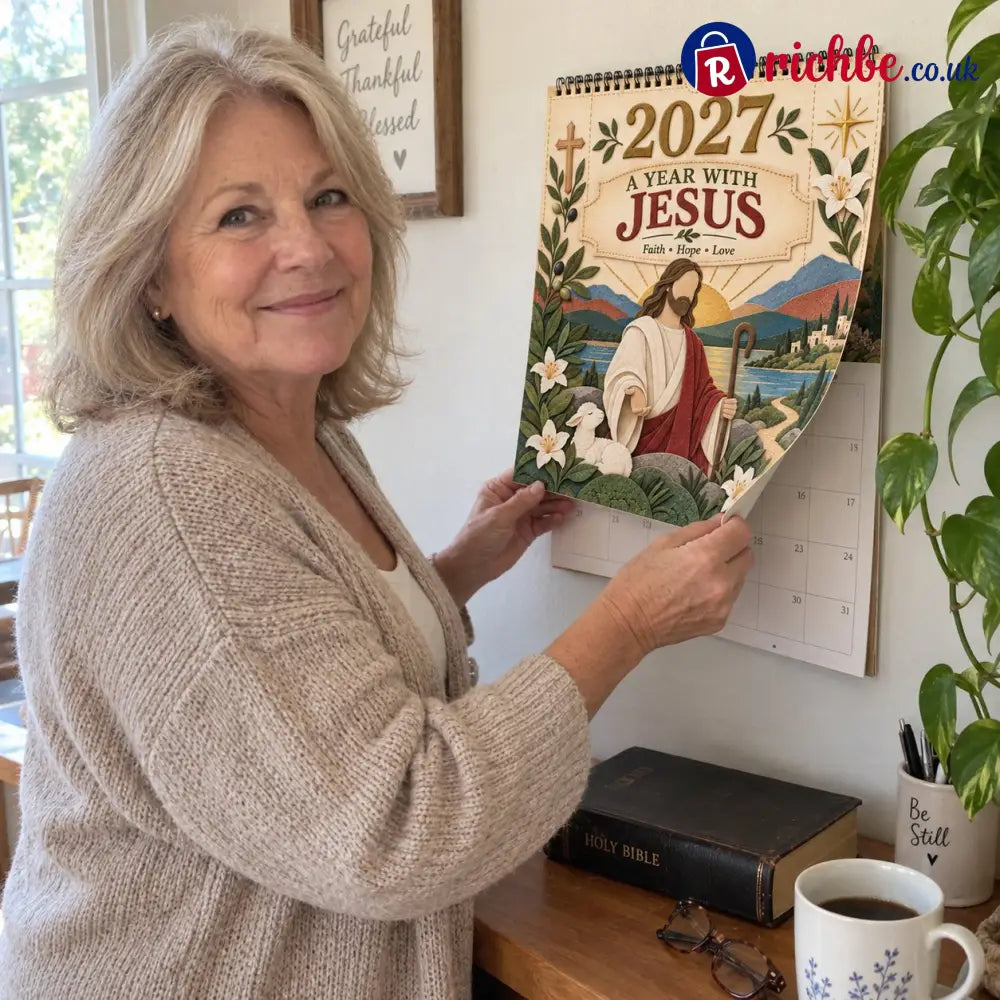 ✝️ 2027 Walking With Jesus Wall Calendar - All Collections