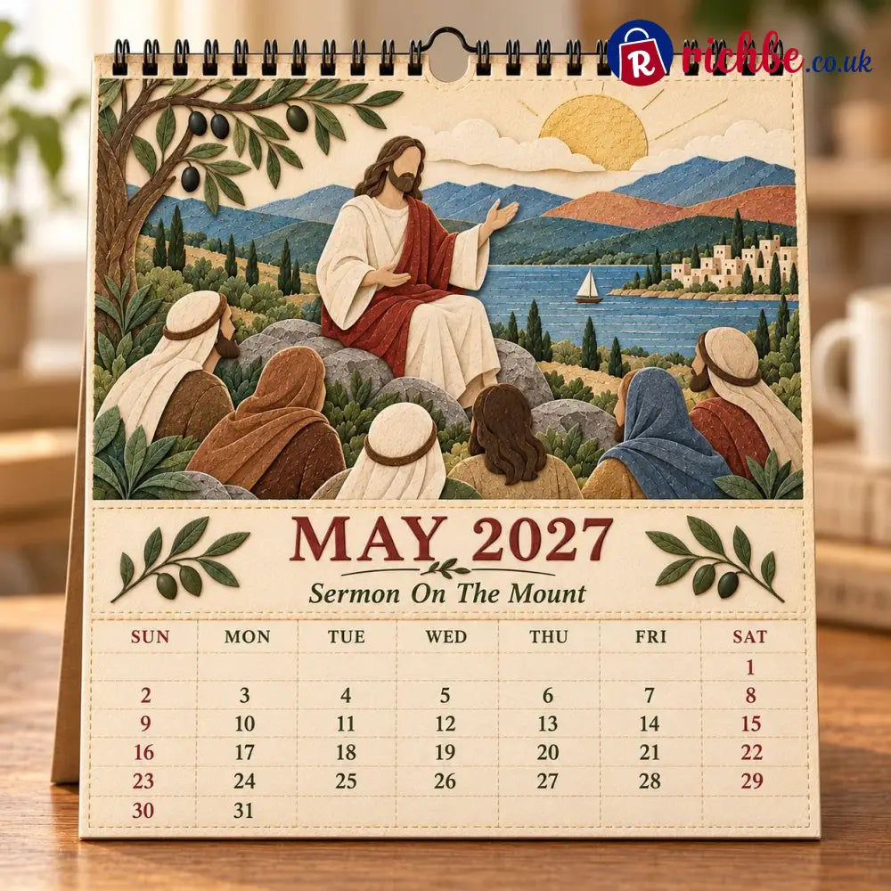 ✝️ 2027 Walking With Jesus Wall Calendar - All Collections