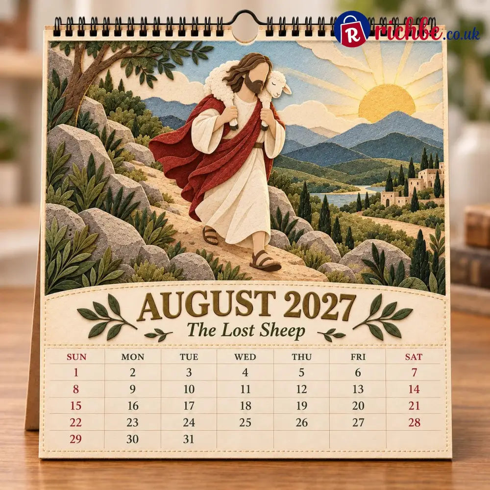 ✝️ 2027 Walking With Jesus Wall Calendar - All Collections