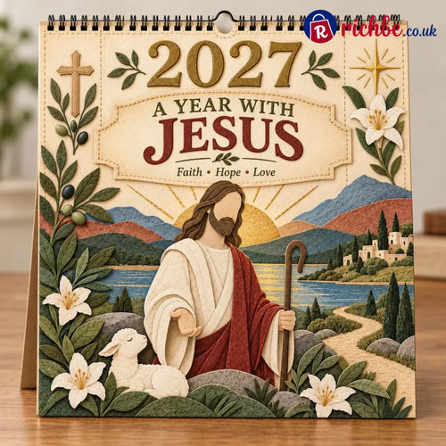 ✝️ 2027 Walking With Jesus Wall Calendar - All Collections