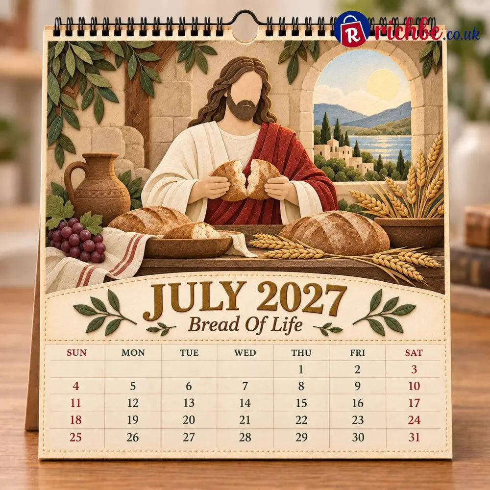 ✝️ 2027 Walking With Jesus Wall Calendar - All Collections