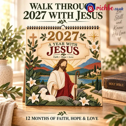 ✝️ 2027 Walking With Jesus Wall Calendar - All Collections