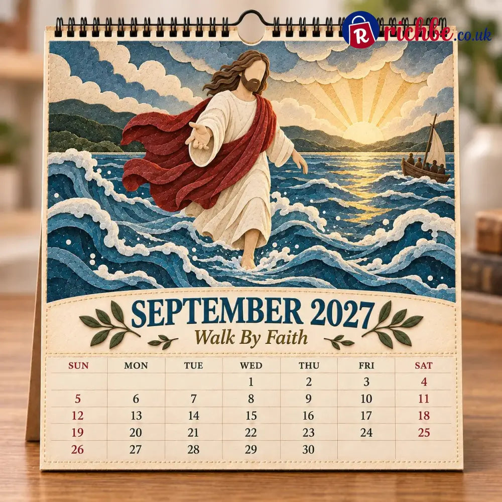 ✝️ 2027 Walking With Jesus Wall Calendar - All Collections