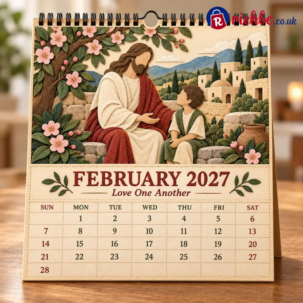 ✝️ 2027 Walking With Jesus Wall Calendar - All Collections