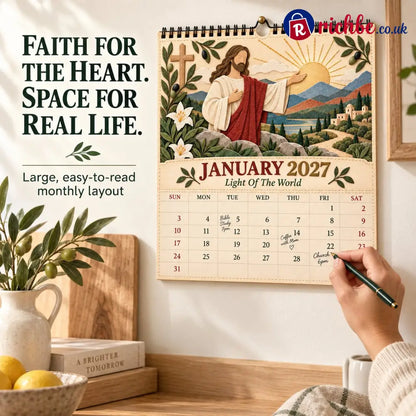 ✝️ 2027 Walking With Jesus Wall Calendar - All Collections