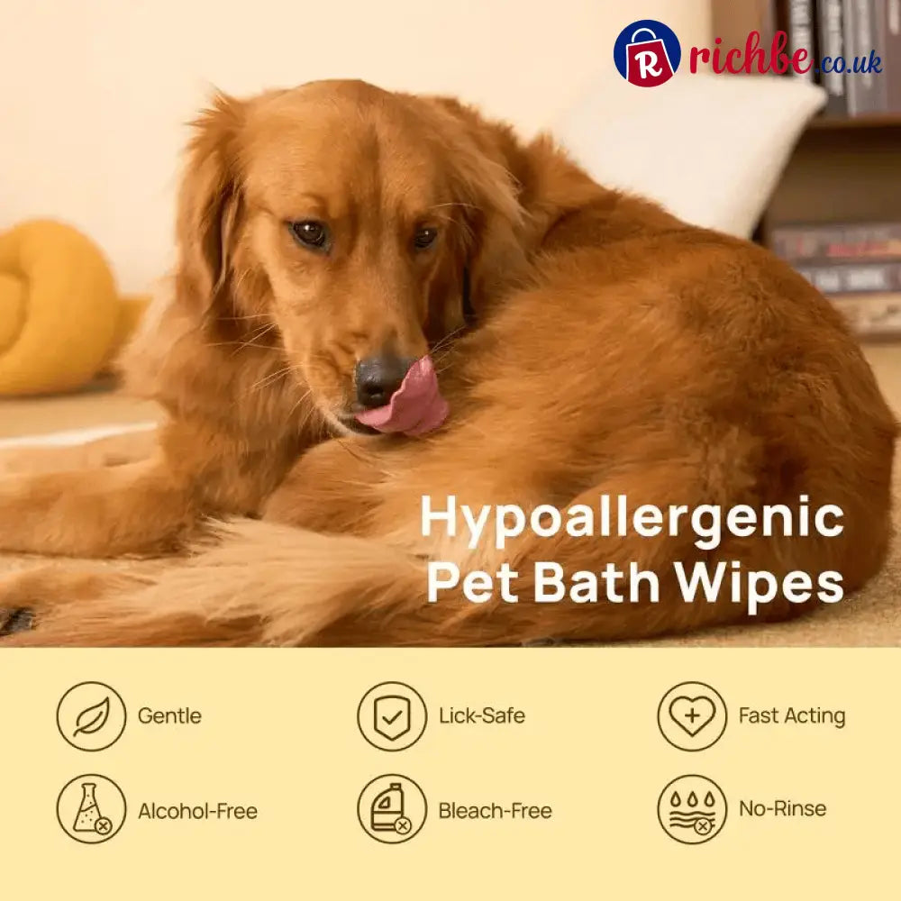 20Pcs Deodorizing Pet Glove Wipes