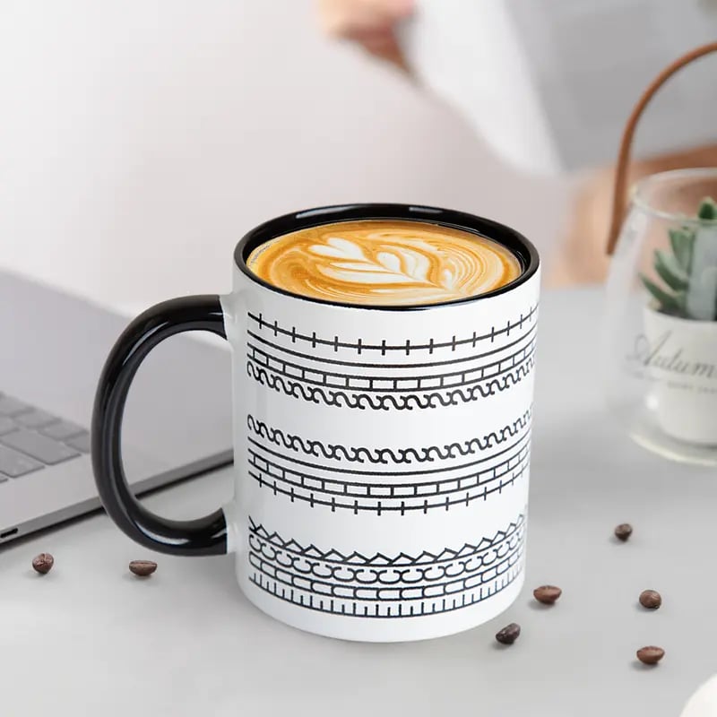 🔥Fuck This Shit Mug, Hidden Message Funny Ceramic Coffee Mugs