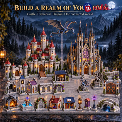 🐉24-day Medieval Magic Dragon Castle Cathedral Advent Calendar - Dargon