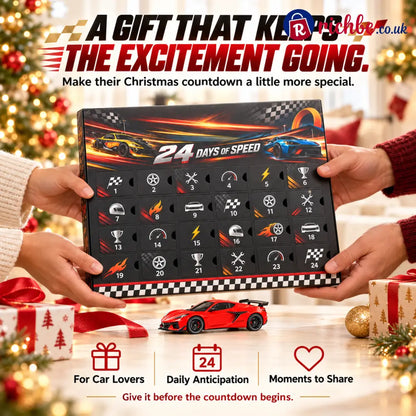 🏎️ 24-Day Racing Advent Calendar, Daily Surprises for Car Lovers