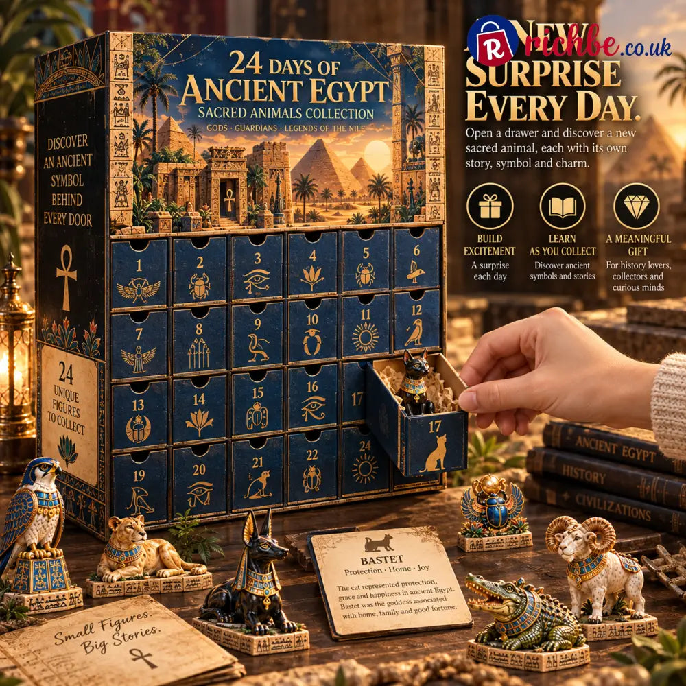 🐈‍⬛🏺24 Days of Ancient Egypt – Sacred Animals & Guardians Collection ✨