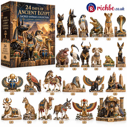 🐈‍⬛🏺24 Days of Ancient Egypt – Sacred Animals & Guardians Collection ✨