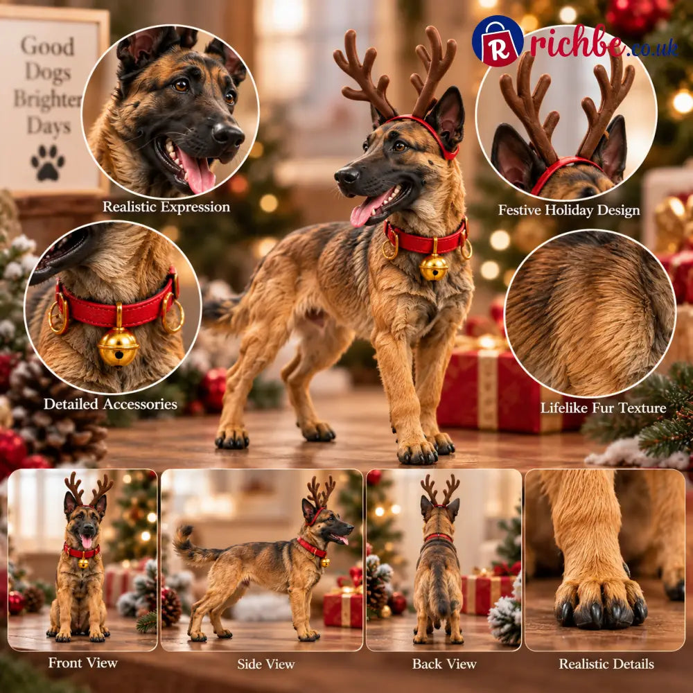 24 Days of Belgian Malinois Joy, 24 Unique Collectible Figurines