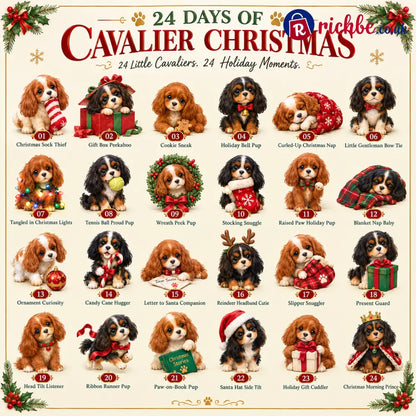 ⭐🐶 24 Days of Cavalier Christmas Advent Calendar 2026 – 24 Collectible Cavalier Surprises