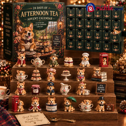 24 Days of Corgi Afternoon Tea Advent Calendar – 24 Cosy British Tea Time Surprises