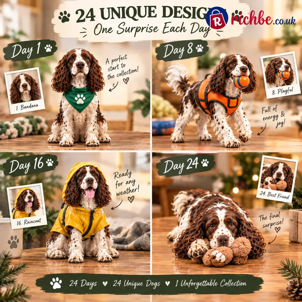 24 Days of English Springer Spaniels – 24 Personalities One Unforgettable Pack