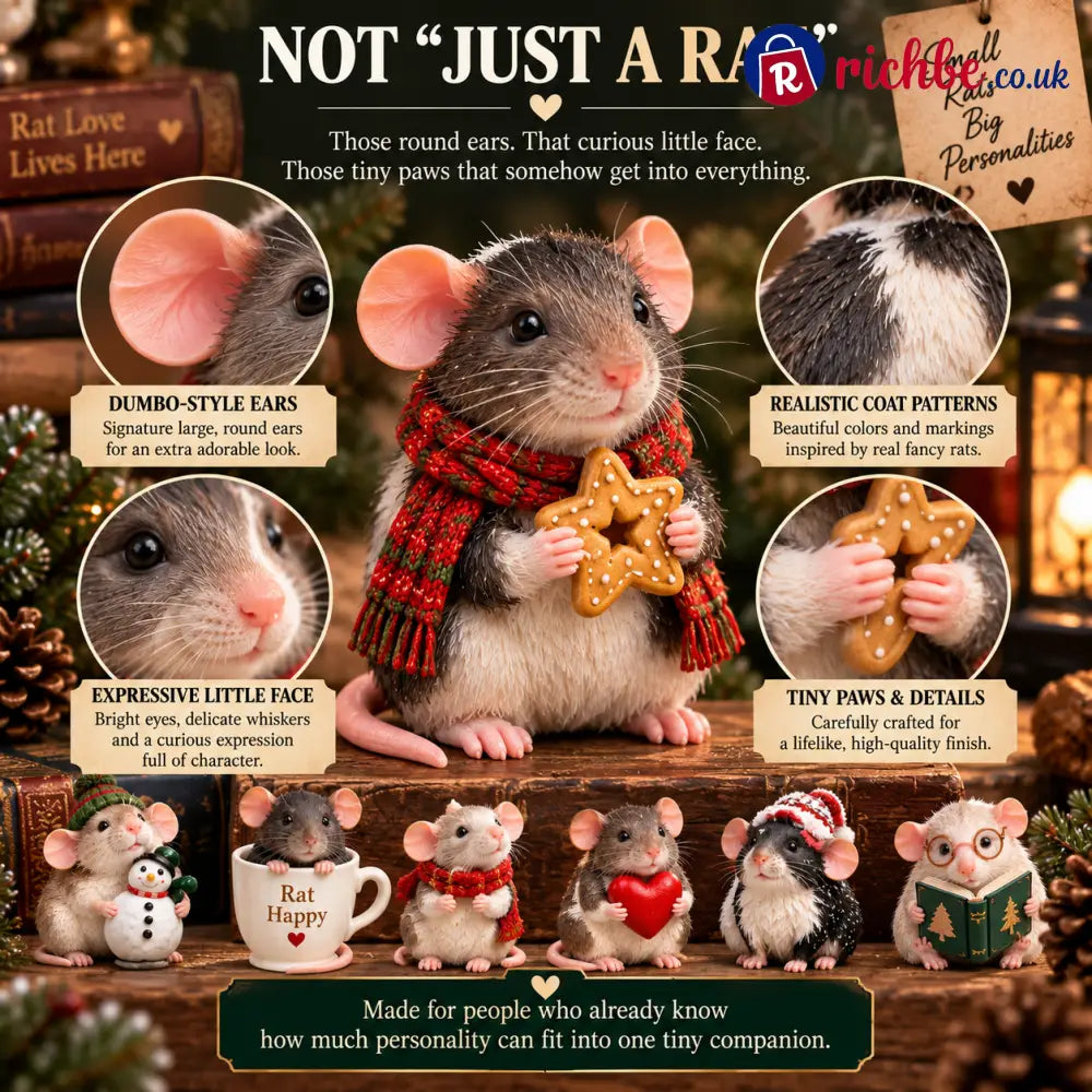 24 Days of Fancy Rats – Tiny Troublemakers Huge Hearts 🐭❤️
