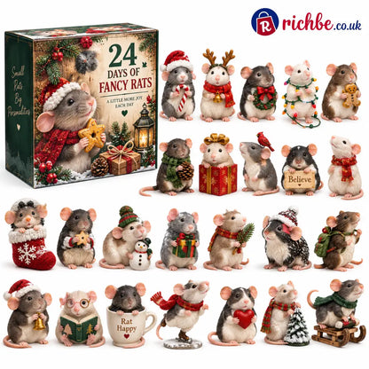 24 Days of Fancy Rats – Tiny Troublemakers Huge Hearts 🐭❤️