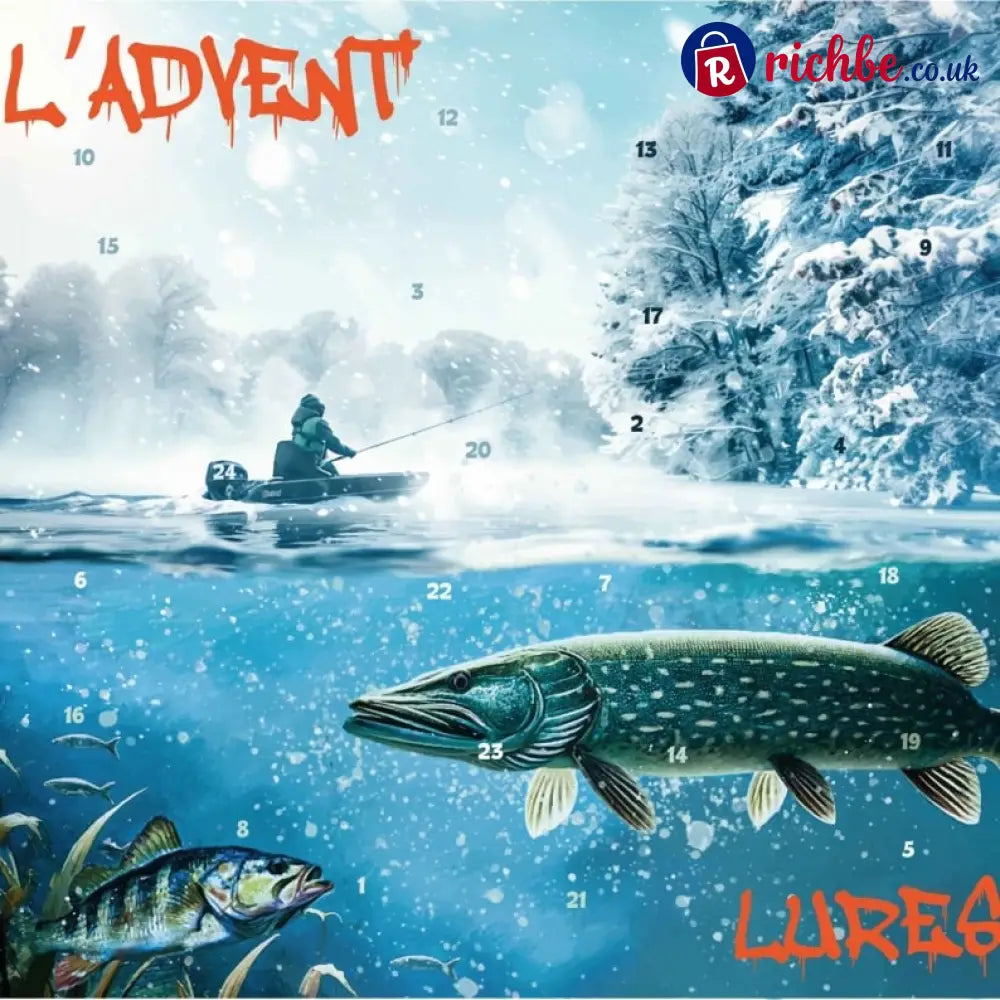 🎣 24 Days of Fishing Surprises – The Ultimate Christmas Gift for Anglers - 🌊 Multi Species Predator Lure Kit - Kids &