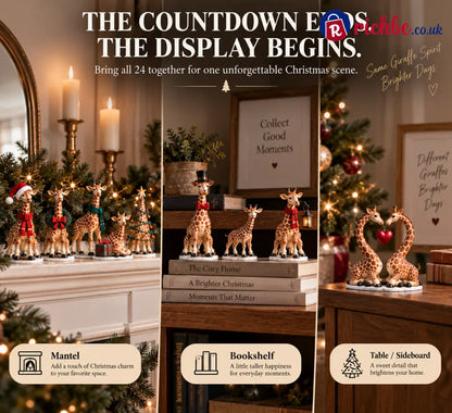 🦒 24 Days of Giraffe Christmas, 24 Unique Holiday Characters