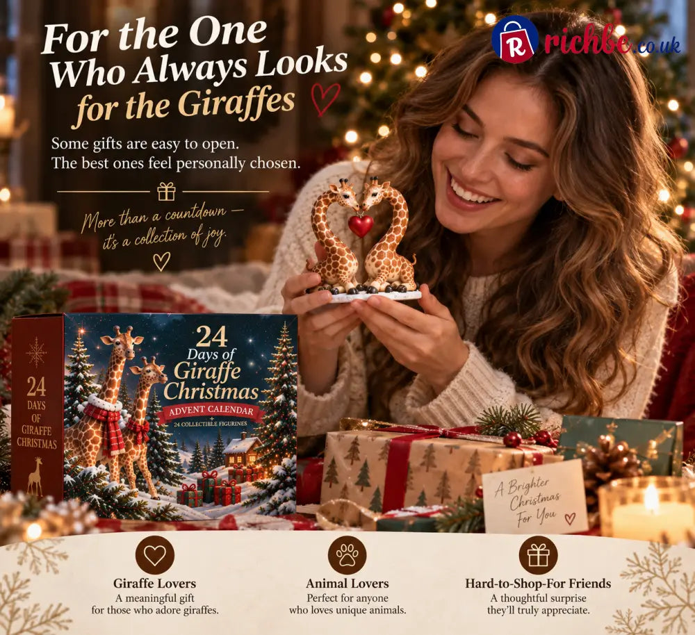 🦒🦒 24 Days of Giraffe Christmas, 24 Unique Holiday Characters
