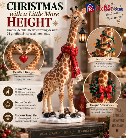 🦒 24 Days of Giraffe Christmas, 24 Unique Holiday Characters
